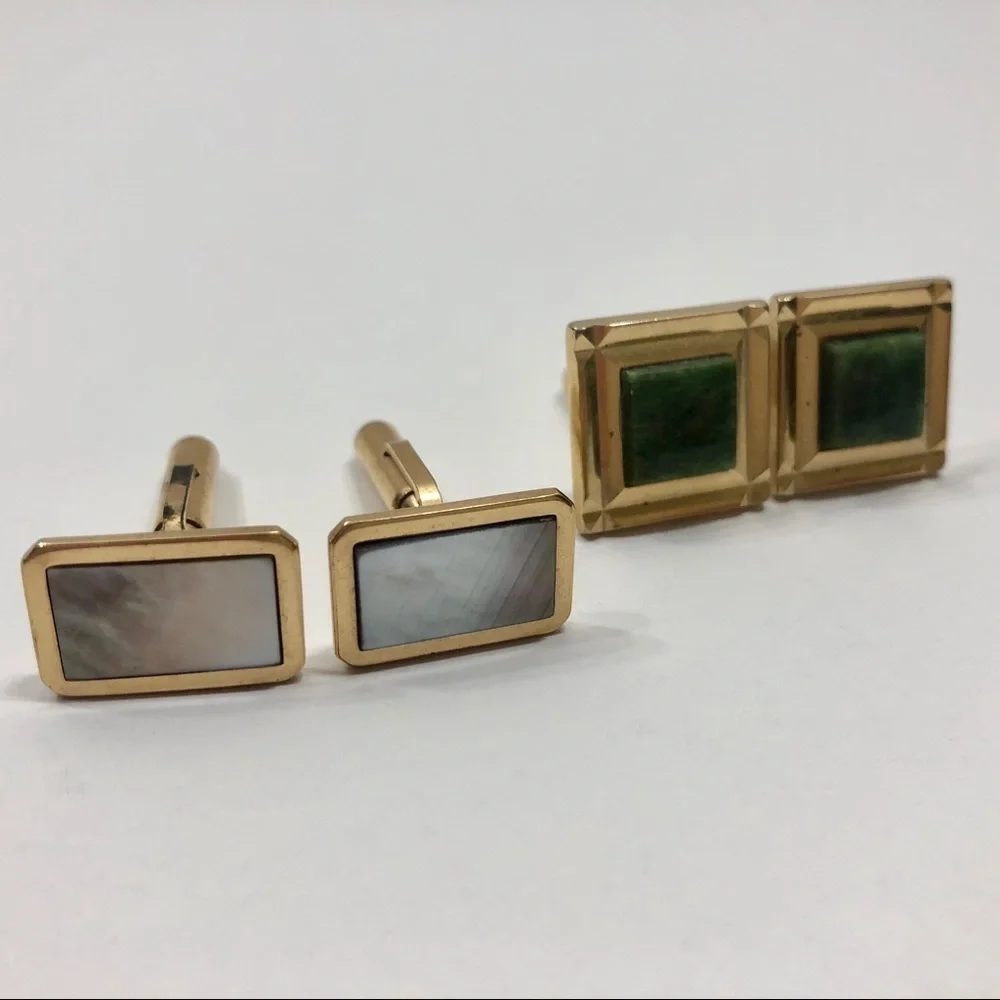 Two Pair Vintage Cuff Links